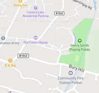 map for Brook End Surgery