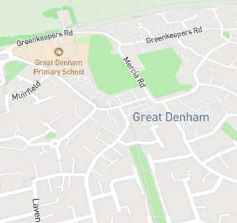 map for Great Denham Off Licence Ltd