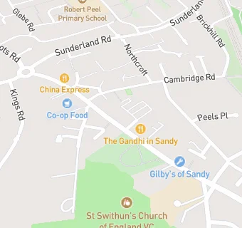 map for The Gandhi in Sandy