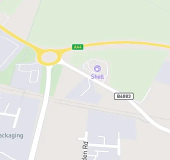 map for Greggs At Pinvin Service Station