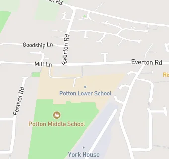 map for Potton Lower School