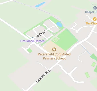 map for Petersfield CofE Aided Primary School