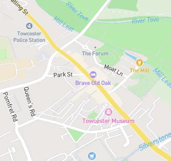 map for A5 Towcester Cafe