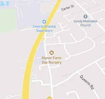 map for Manor Farm Day Nursery