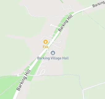 map for Barking Village Hall