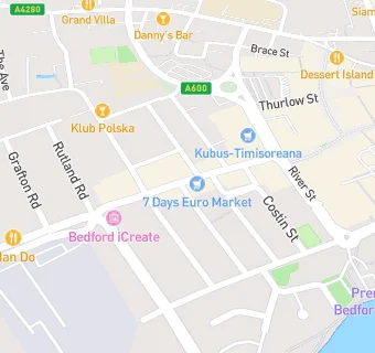 map for Peri Peri Bedford