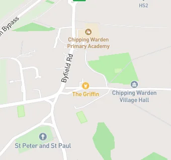 map for Chipping Warden Village Hall