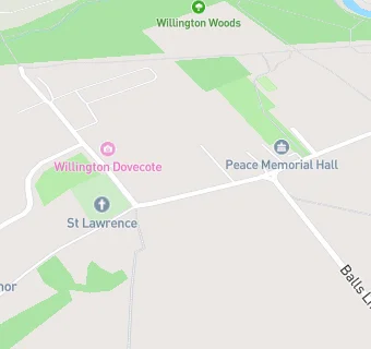 map for Willington Pre-school