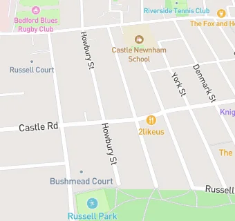 map for Mydentist, Castle Road, Bedford