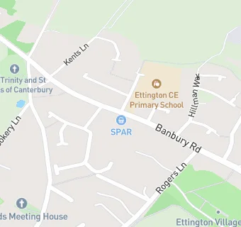 map for Ettington Spar