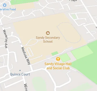 map for Sandy Secondary School