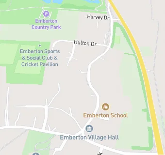 map for Emberton School