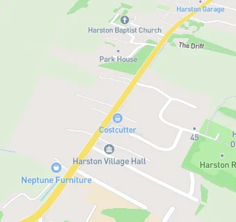 map for Harston and Newton Community Primary School