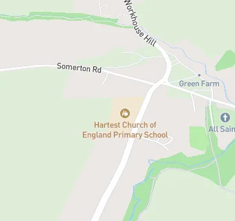 map for Hartest Church of England Voluntary Controlled Primary School