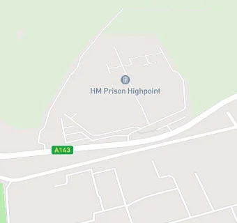 map for HMP Highpoint North