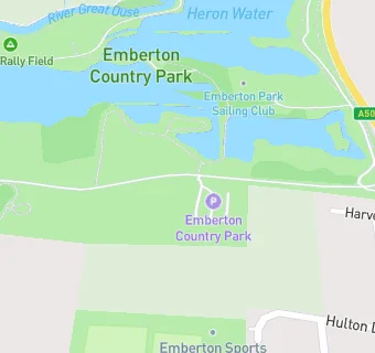 map for Emberton Park Cafe