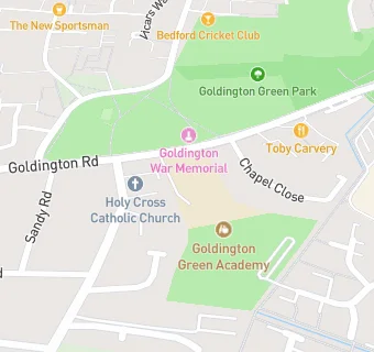 map for Holy Cross Church Hall