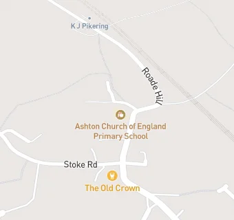 map for Ashton CofE Primary School