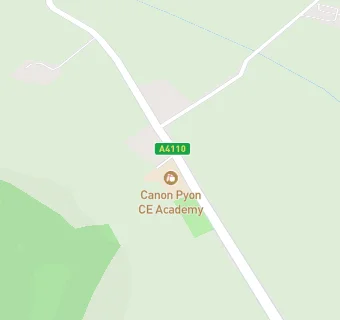 map for Canon Pyon CofE Academy