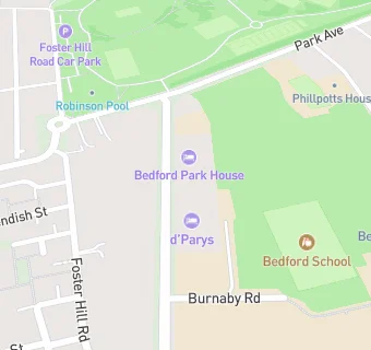 map for Bedford Park Guest House