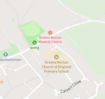 map for Greens Norton Church of England Primary School