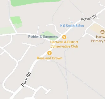 map for Rose and Crown