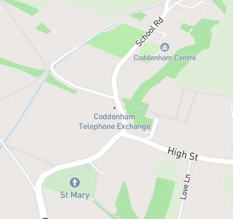 map for Coddenham Community Shop