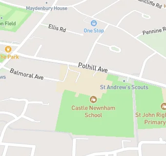 map for Castle Newnham School