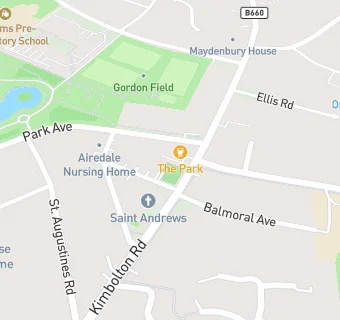 map for St Andrews Church