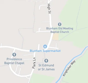 map for Blunham Pizza