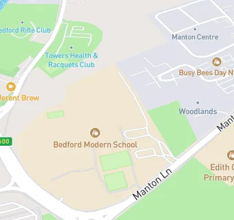 map for Holroyd Howe Limited at Bedford Modern School