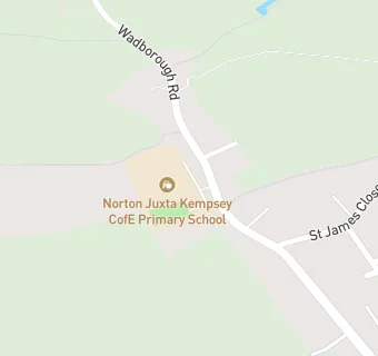 map for Norton Juxta Kempsey First School