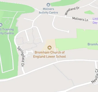 map for Bromham CofE Primary School