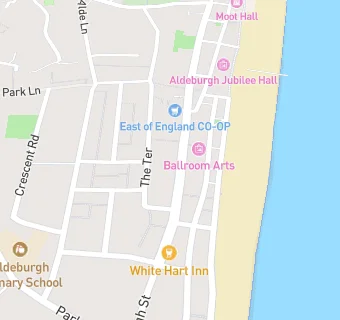 map for Aldeburgh Dental Practice