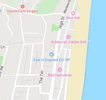 map for Aldeburgh Pharmacy