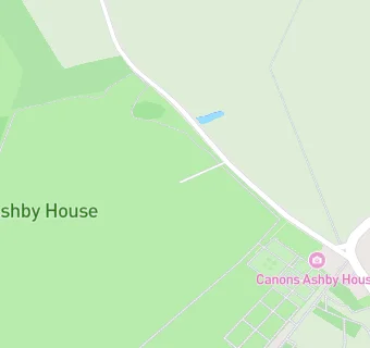 map for Canons Ashby House