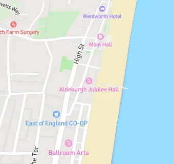 map for Aldeburgh Fresh Fish Company