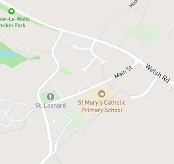 map for St Mary's Catholic Primary School, Aston-le-Walls