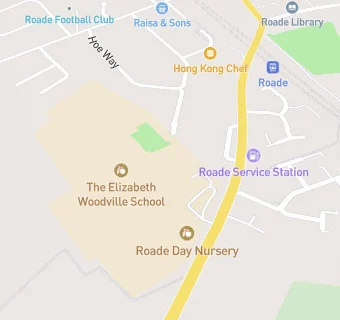 map for Roade School Sports College