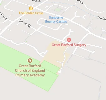 map for Great Barford Church of England Primary Academy