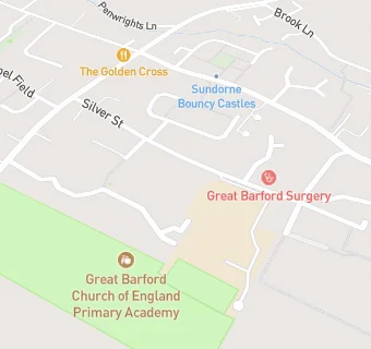 map for Great Barford Lower School