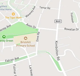 map for School Catering Support Ltd at Brickhill School