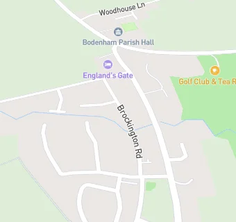 map for The Bodenham Surgery