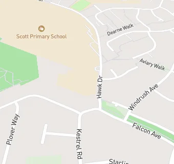 map for Scott Primary School