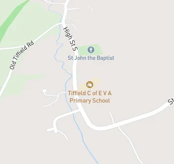 map for Tiffield Church of England Voluntary Aided Primary School