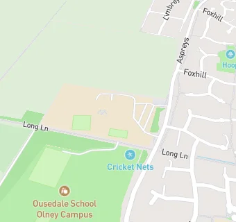 map for Ousedale School Olney Pod (Aramark)