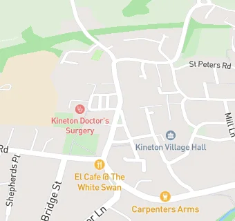 map for Kineton Methodist Church