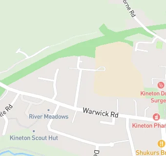 map for Kineton C Of E Primary School