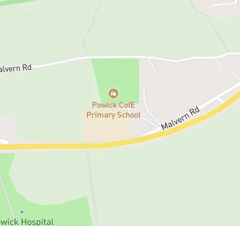 map for Powick CofE Primary School