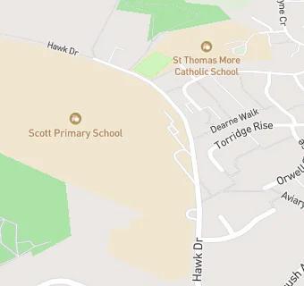 map for Park Wood Middle School